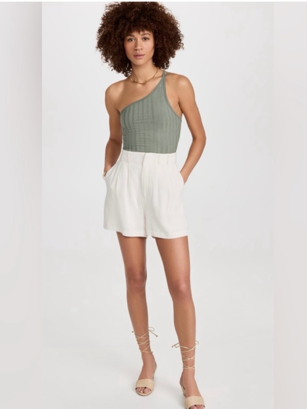 Z Supply Calista Shorts in Sandstone - Small